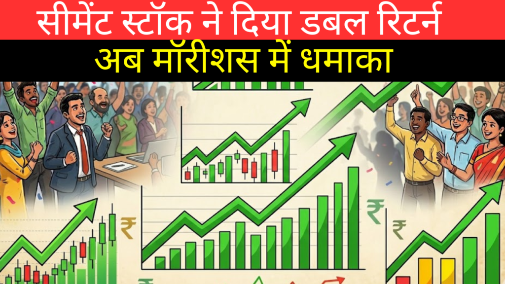  शेयर मार्केट: इस सीमेंट स्टॉक ने दिया डबल रिटर्न, अब मॉरीशस में धमाका